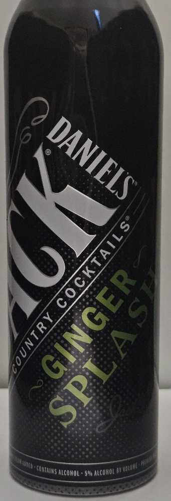 Ginger Splash - Jack Daniel’s Beverage Co. (16 FL OZ) alcohol collectible [Barcode 082184000045] - Main Image 3