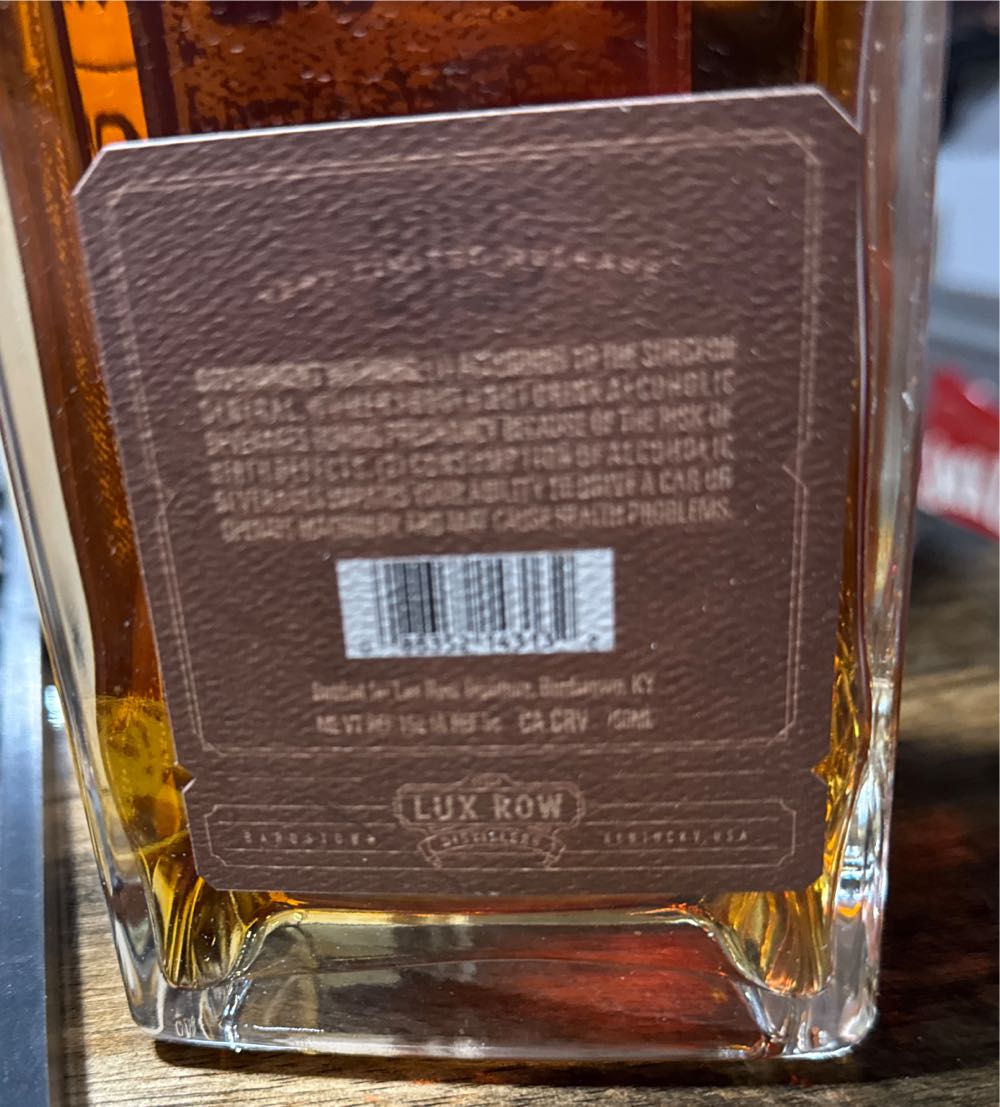 Blood Oath Pact No. 11 - Lux Row Distillers (750 mL) alcohol collectible [Barcode 088352143132] - Main Image 3