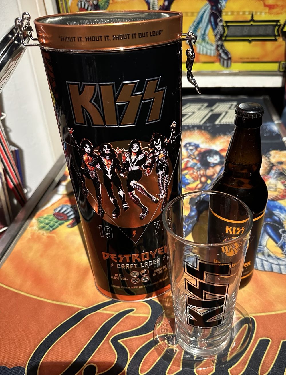 KISS Destroyer Craft Lager  alcohol collectible [Barcode 5056499912329] - Main Image 3