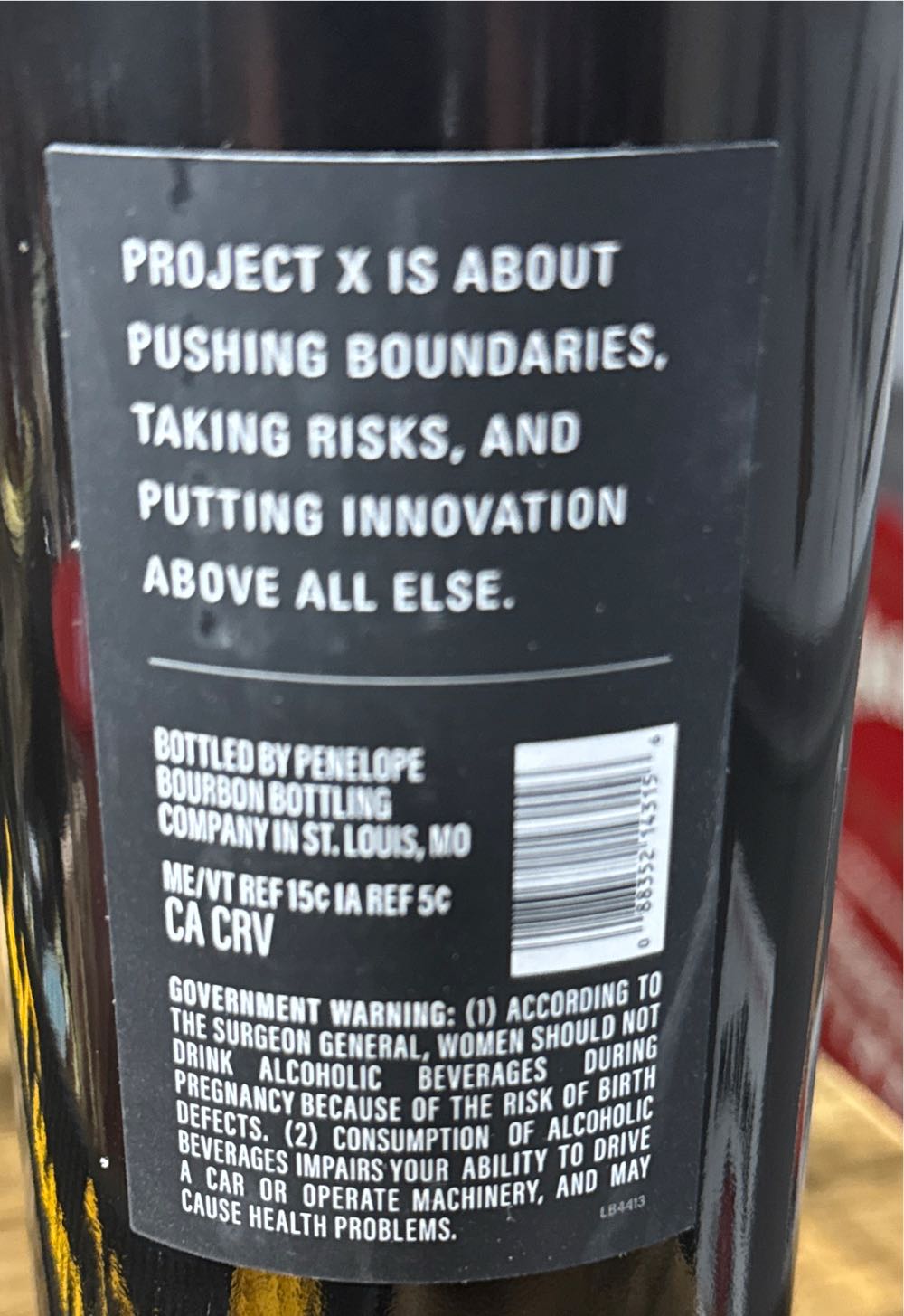 Penelope Project X Oloroso Sherry Cask - Penelope Bourbon Bottling Company (750 mL) alcohol collectible [Barcode 088352143156] - Main Image 3