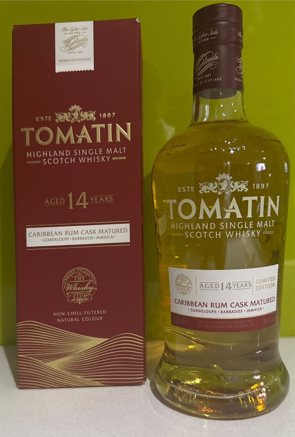 Edradour Caledonia Highland Single Malt Scotch 12 Year Old Whisky 700ml Years