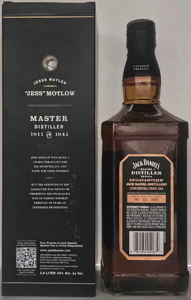 Master Distiller 2 - Jack Daniel Distillery (1 L) alcohol collectible [Barcode 082184052679] - Main Image 3