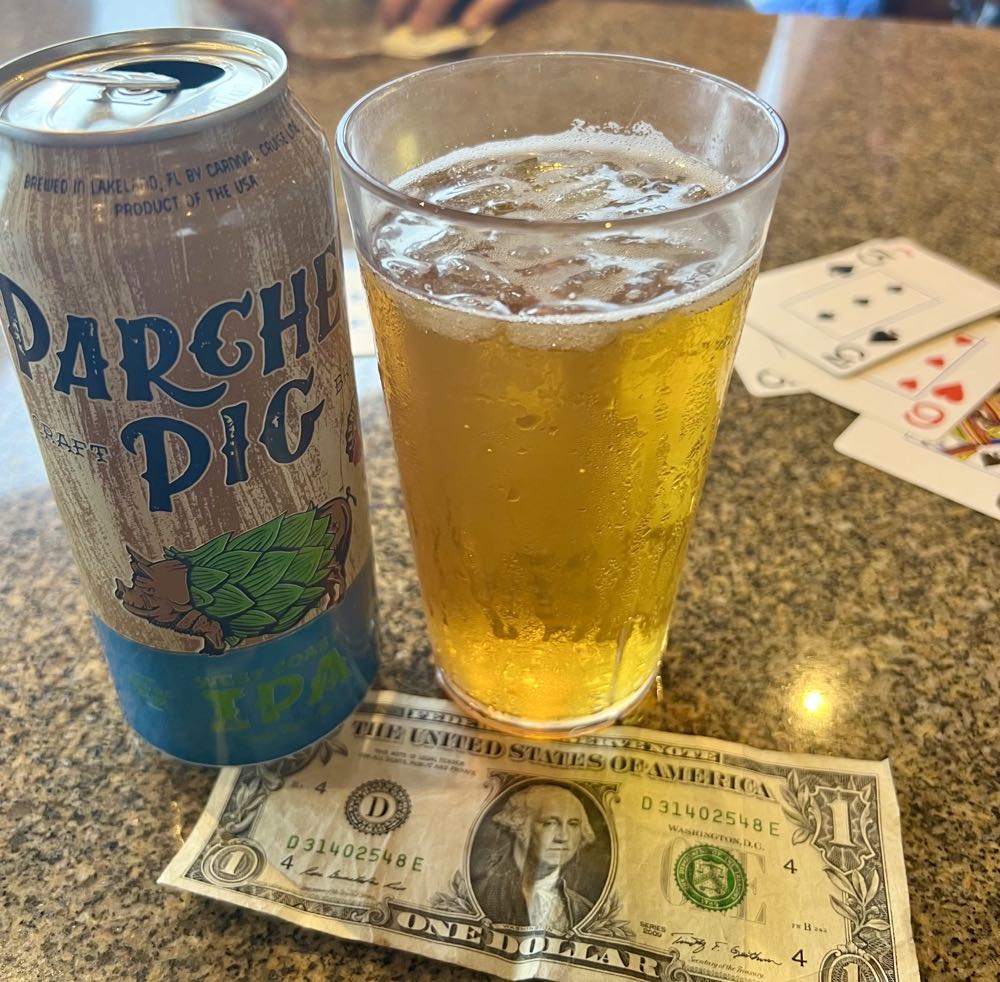 Carnival Parched Pig West Coast IPA - Carnival Cruise Line, Lakeland alcohol collectible - Main Image 4