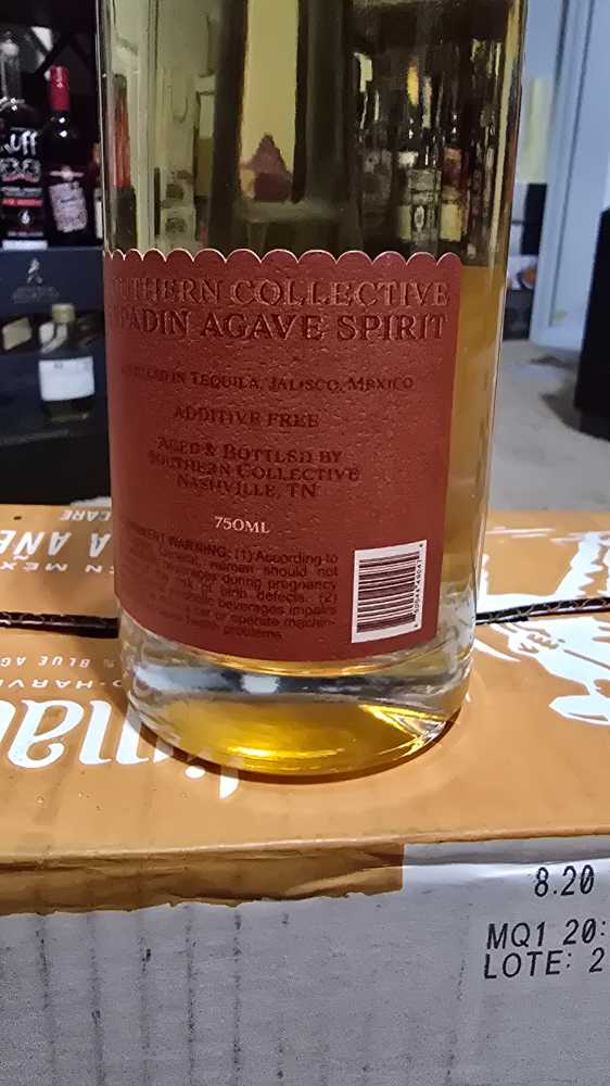 Southern Collective Espadin Still Strength Reposado Agave Spirit - Various Distillers (750 mL) alcohol collectible [Barcode 850044490479] - Main Image 3