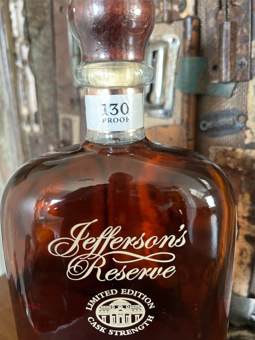 Jefferson’s Reserve Cask Strength Bourbon Whiskey Limited Edition - Jefferson Bourbon Company (750 mL) alcohol collectible [Barcode 814794011940] - Main Image 4