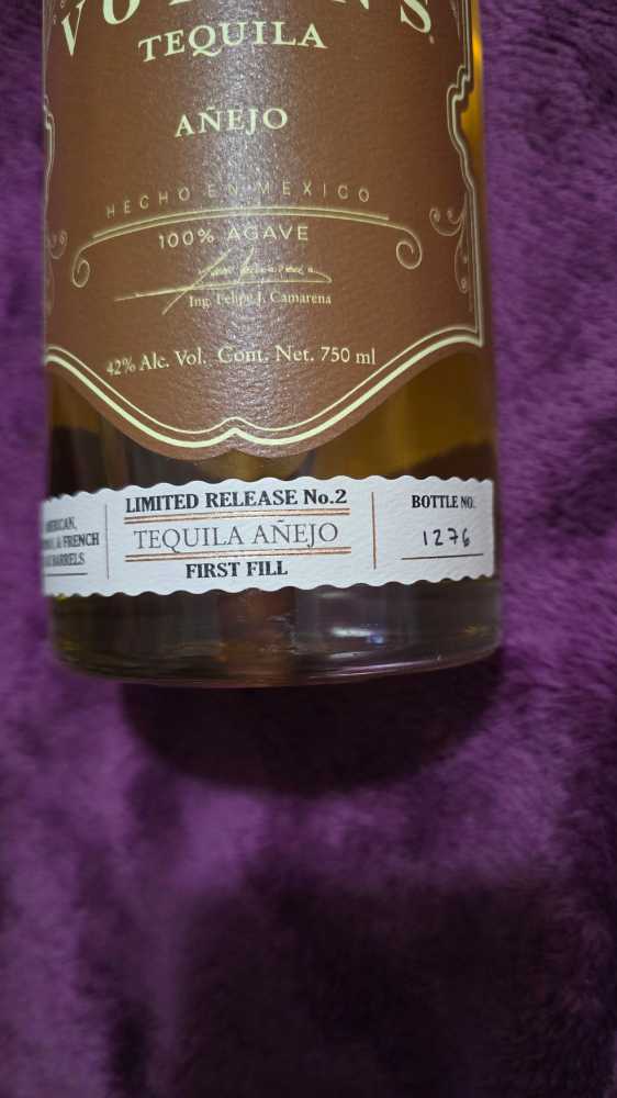 Volans Limited Release Anejo Tequila Limited Release No. 2 - NOM 1579 (750 mL) alcohol collectible [Barcode 867615000470] - Main Image 2