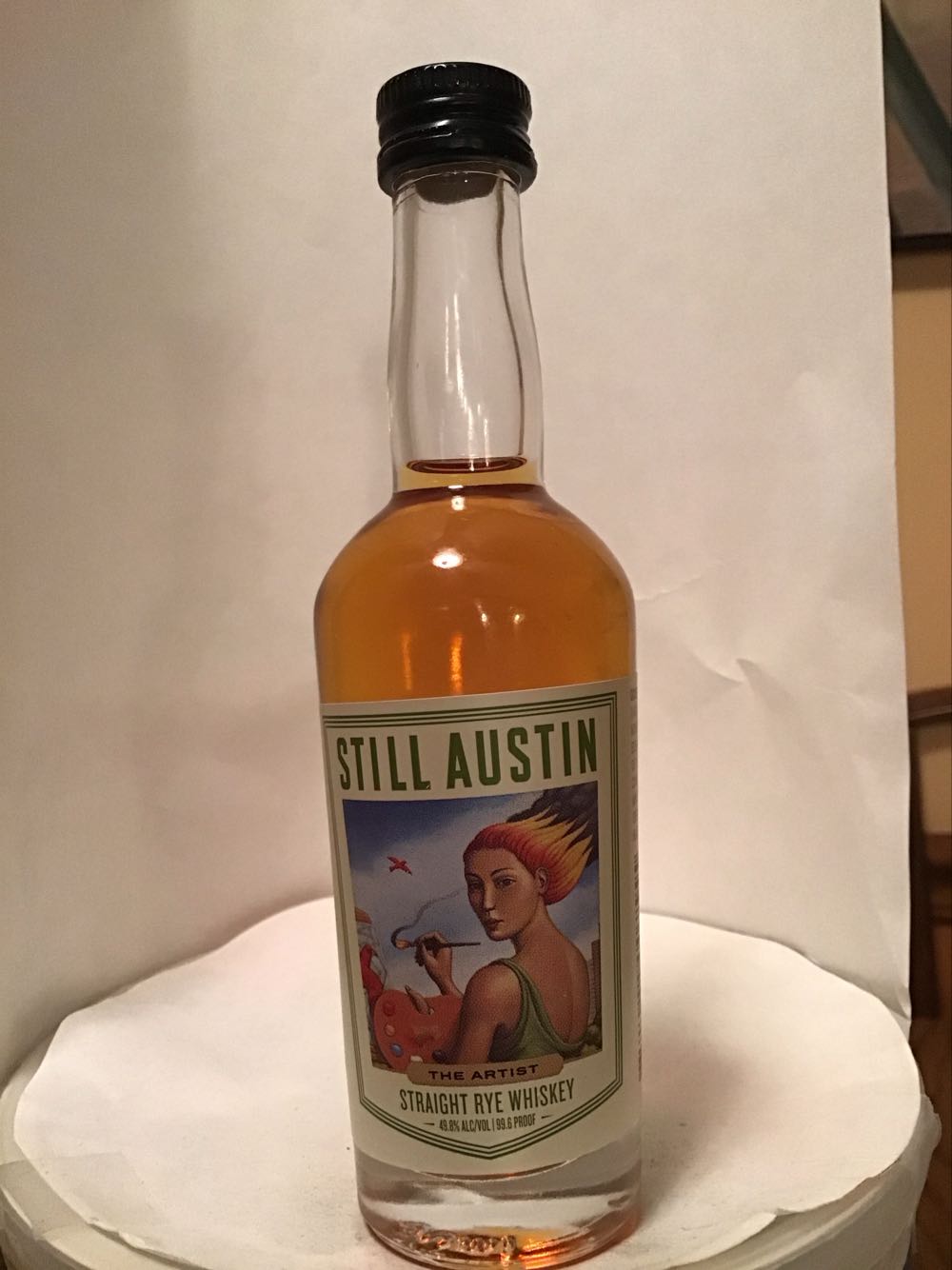 Still Austin Bourbon & Rye - Still Austin Whiskey Co. (50 mL) alcohol collectible - Main Image 2