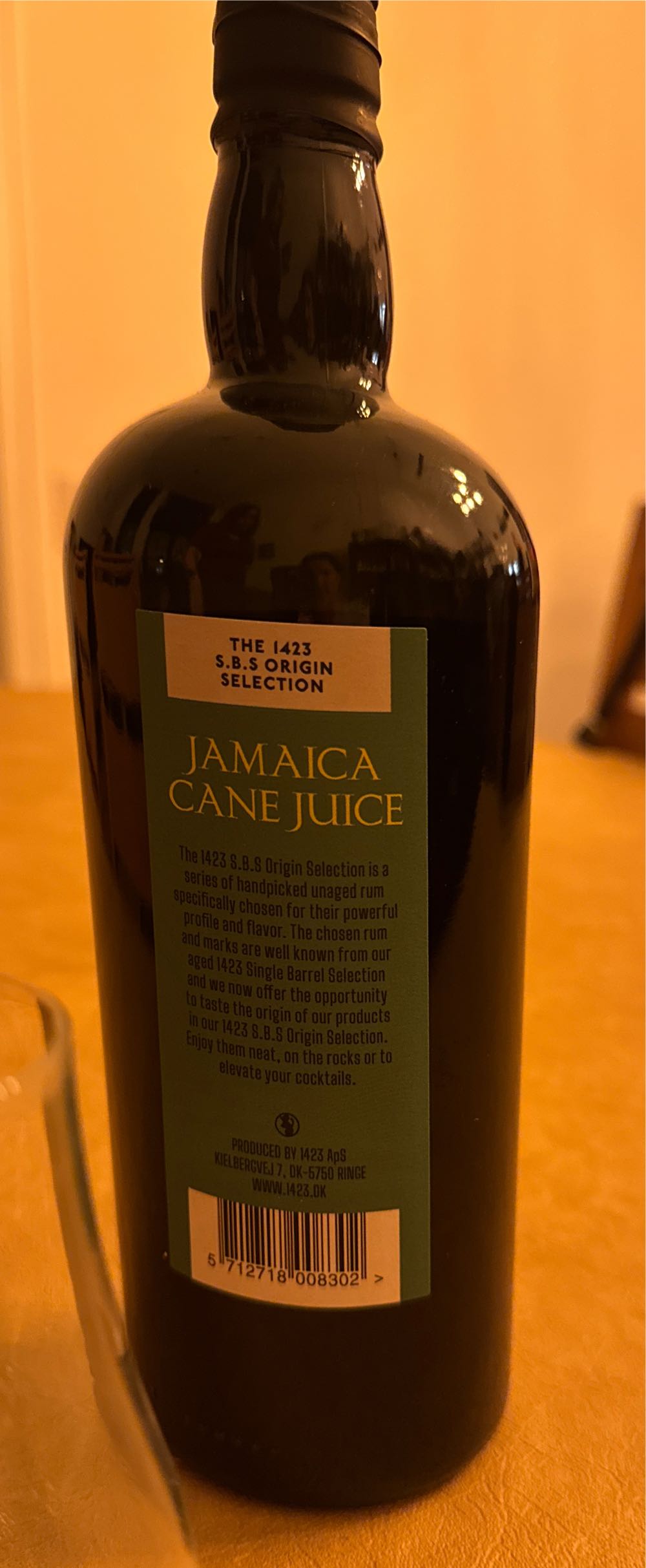 Jamaica Cane Juice - The 1423 SBS alcohol collectible [Barcode 5712718008302] - Main Image 2