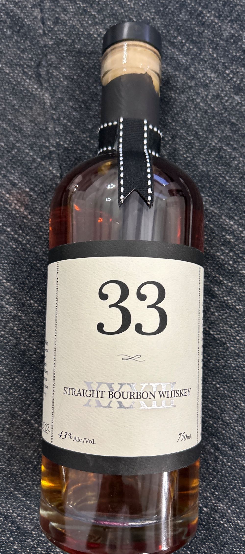 33 Straight Bourbon Whiskey Cutler’s Artisan Spirits - Cutler’s Artisan Spirits (750 mL) alcohol collectible [Barcode 854670004055] - Main Image 2