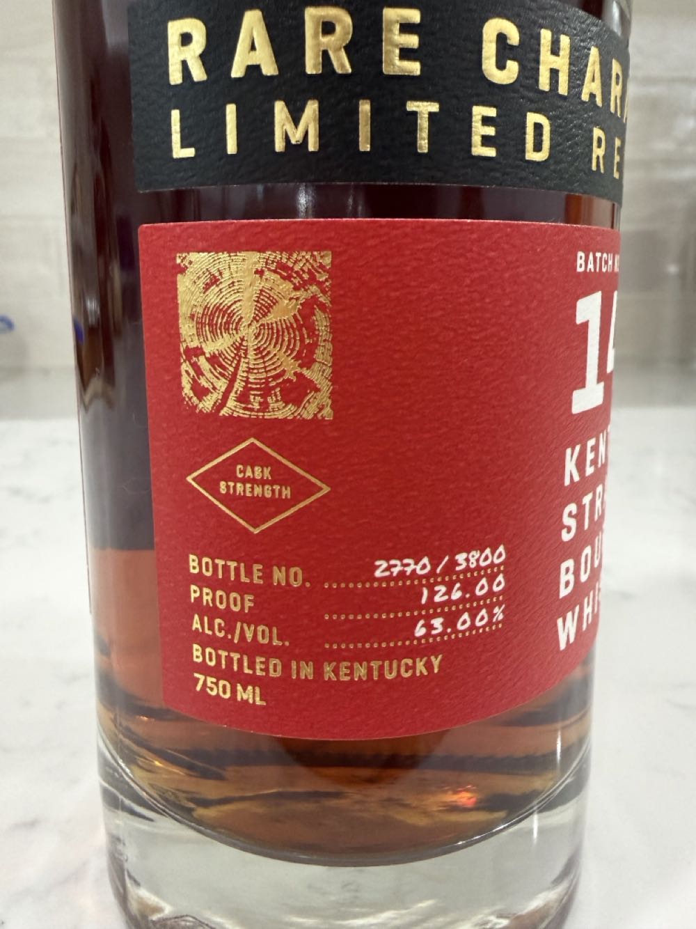 Rare Character Limited Release Batch 1 - Rare Character Whiskey Co (750 mL) alcohol collectible [Barcode 810096407030] - Main Image 3