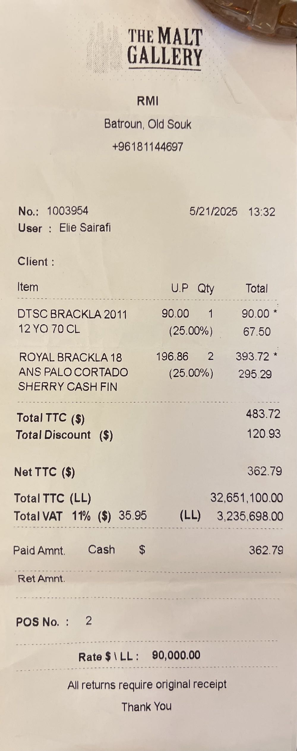 ROYAL BRACKLA 12y Duncan Taylor Single Malt Scotch Whisky - Brackla Distillery (700 mL) alcohol collectible [Barcode 5056510010706] - Main Image 4