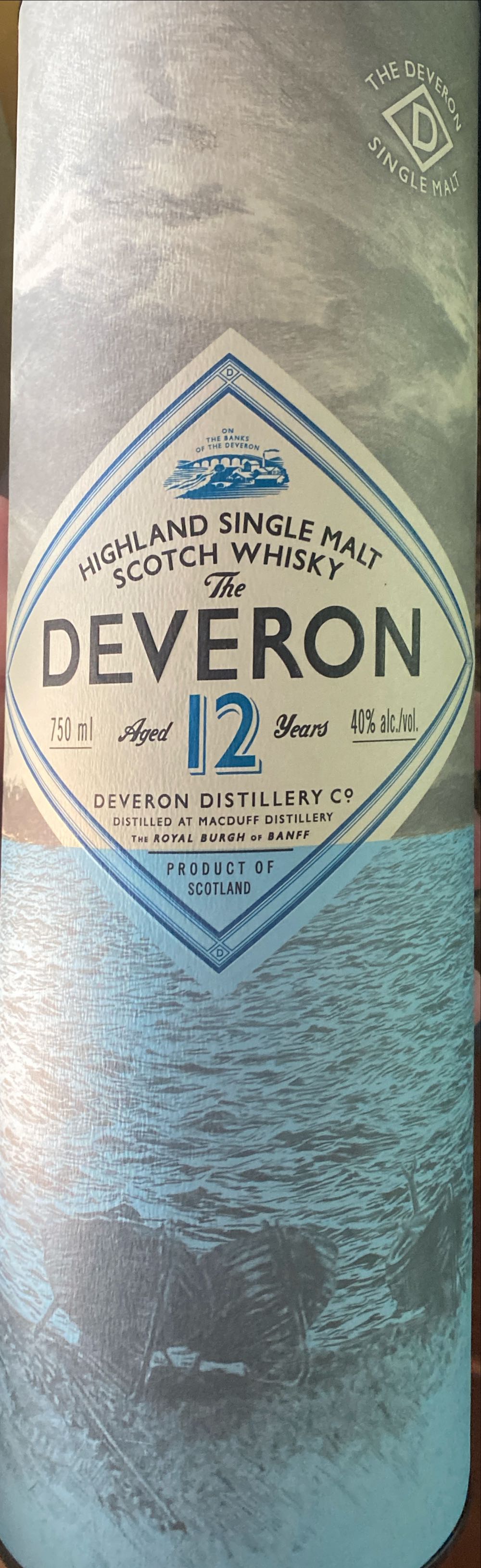 The Deveron 12 Year Old Scotch Malt Single Price 750ml Liquor Yr Product List  alcohol collectible [Barcode 080480006143] - Main Image 2