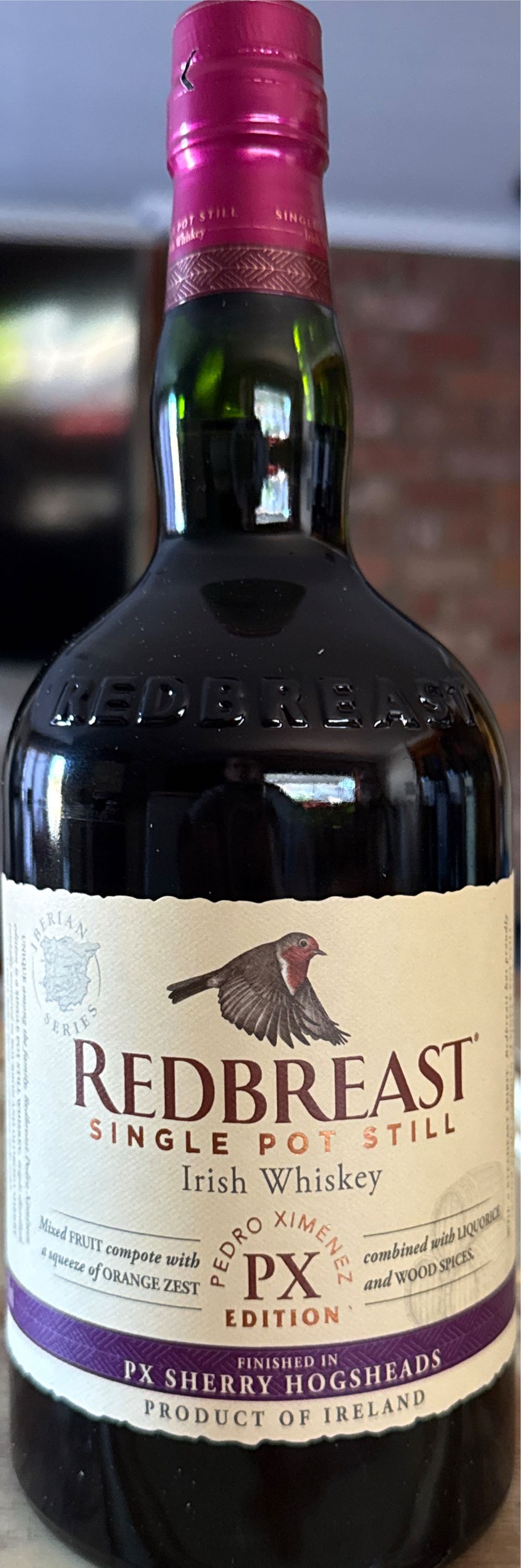Redbreast PX Edition Single Pot Still Irish Whiskey - Redbreast (700 mL) alcohol collectible [Barcode 5011007013608] - Main Image 4