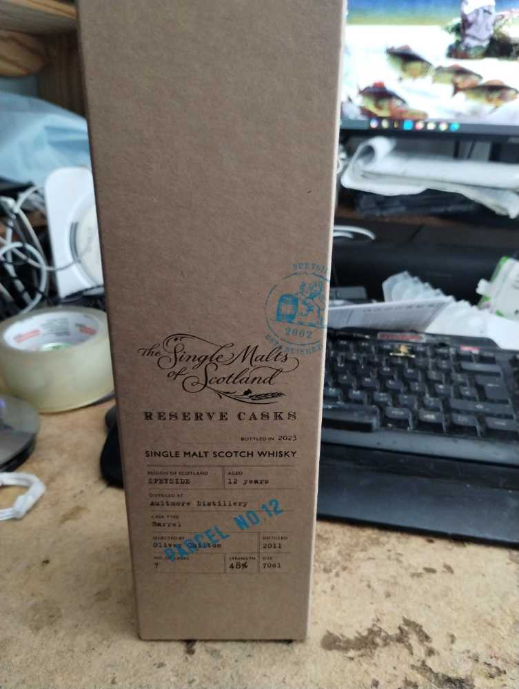 Aultmore Parcel No.12 12 Year Old - Aultmore Distillery (700 mL) alcohol collectible [Barcode 5060880928882] - Main Image 2