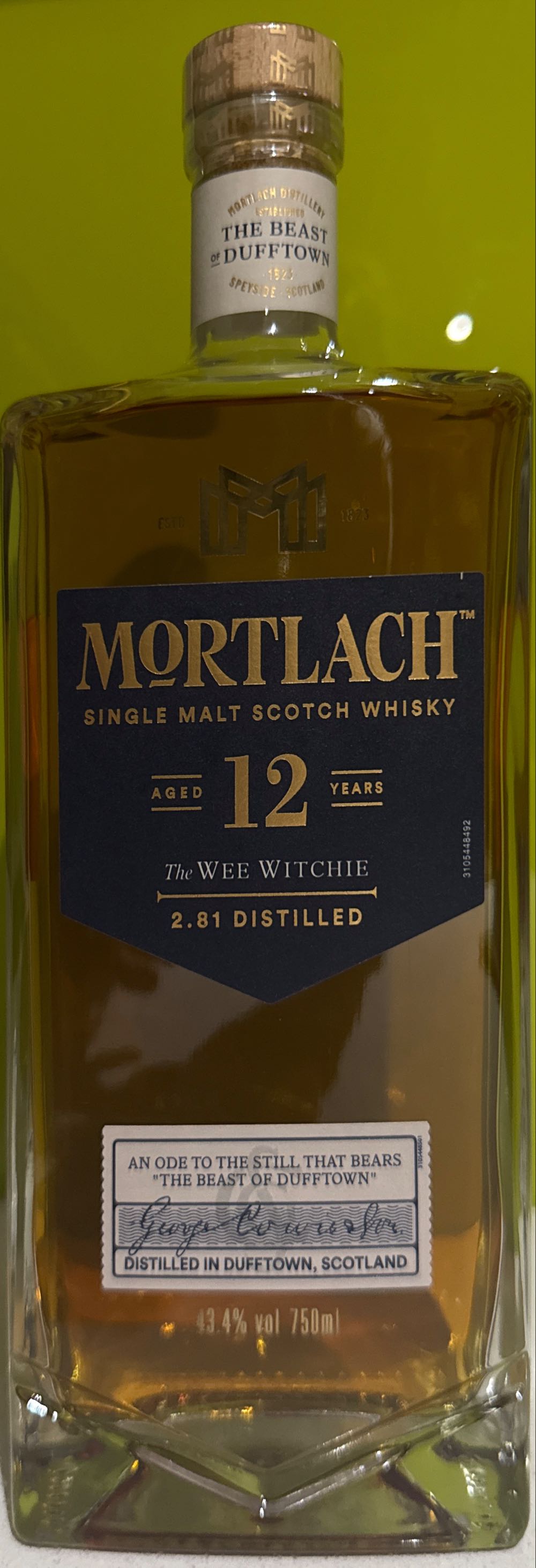 Mortlach The Wee Witchie 12 Yr Old - Mortlach Distillery (750 mL) alcohol collectible [Barcode 5000281052533] - Main Image 4