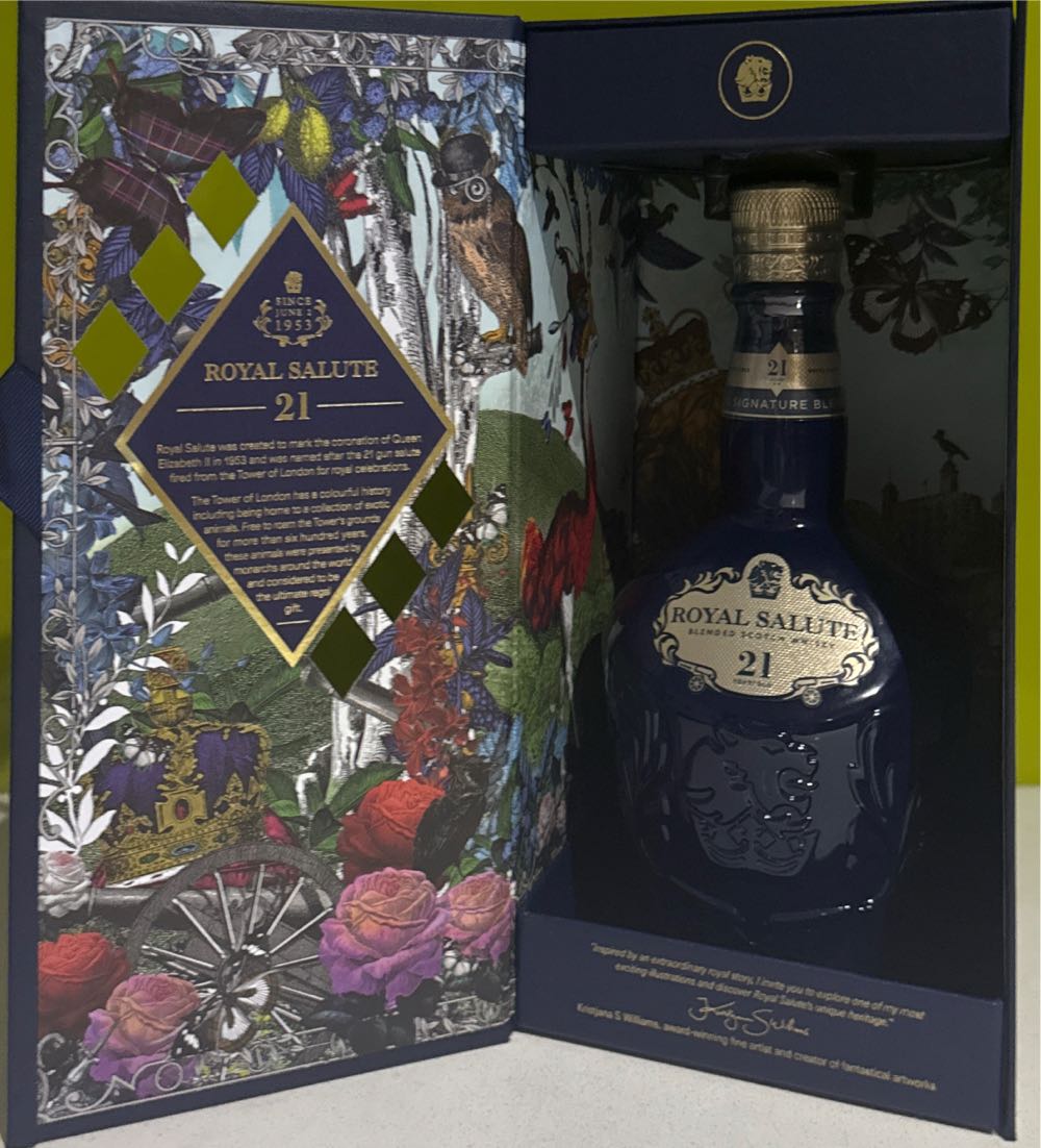 Royal Salute 21 Year Old - Chivas Brothers Ltd. (700 mL) alcohol collectible [Barcode 9300727010414] - Main Image 2