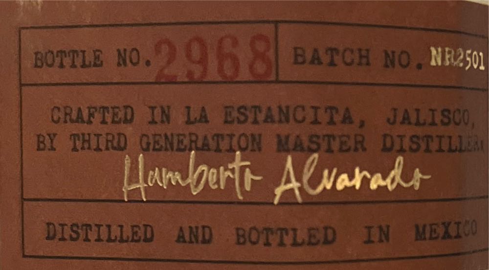 Cazcanes Nuestras Raices Still Strength Blanco Tequila Agave Spirit 750ml Nuestra - Agave La  Magdalena De Mexico (750 mL) alcohol collectible [Barcode 7500928000104] - Main Image 3