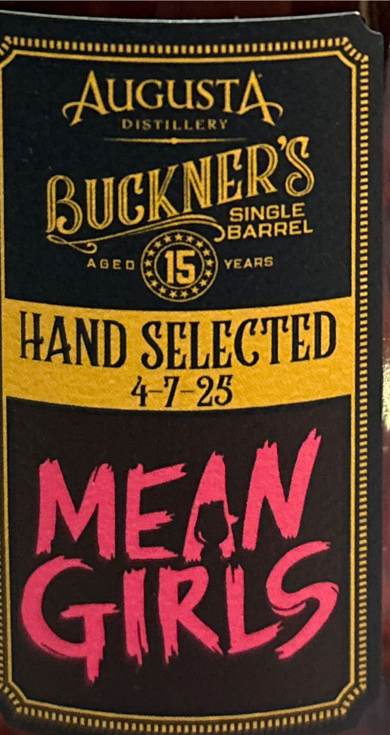 Buckner’s 15 Yr SP - Buff Turkey - Augusta Distillery (750 mL) alcohol collectible [Barcode 860003415412] - Main Image 2