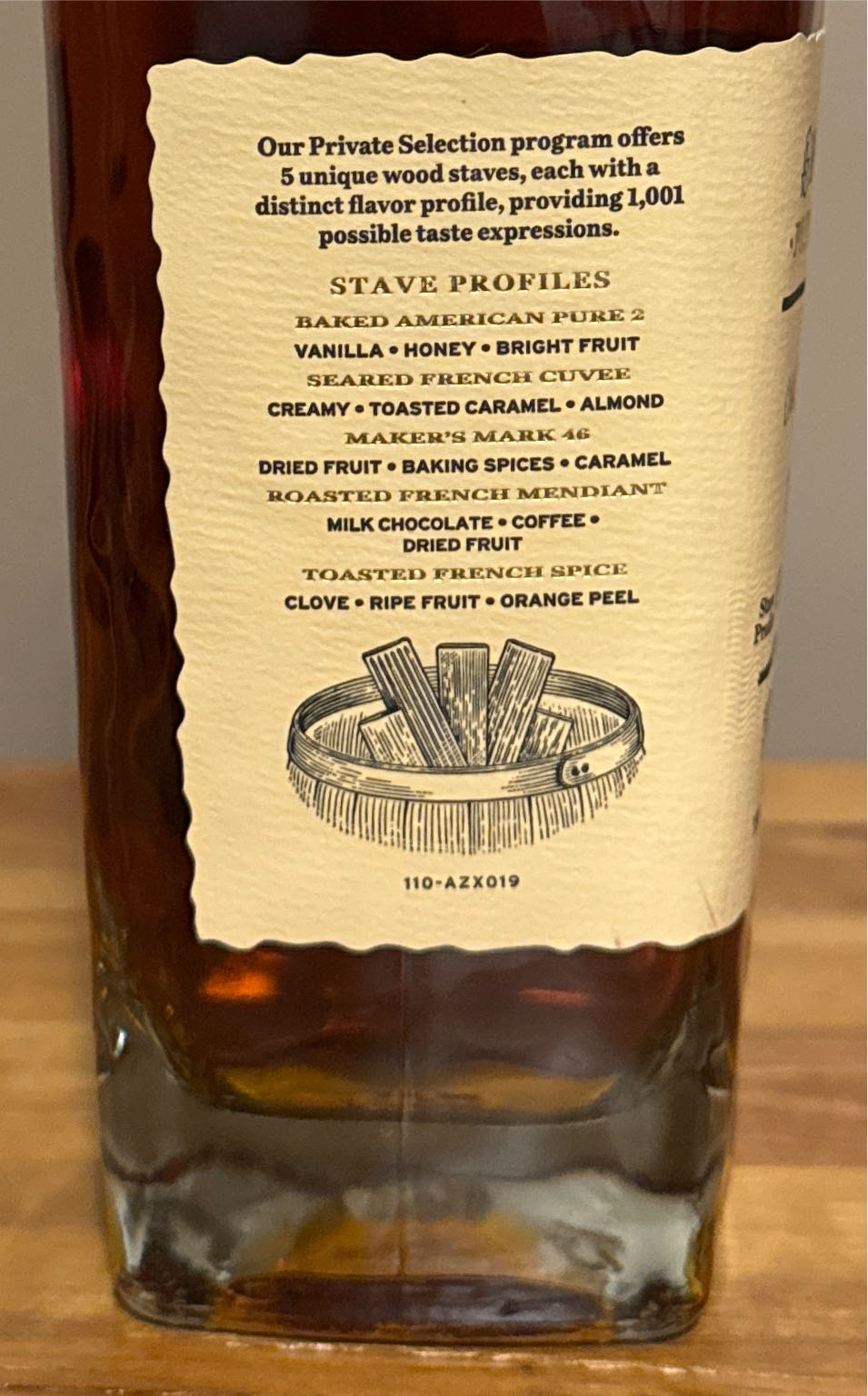 Makers Mark Private Selection - Maker’s Mark Distillery, Inc. (750 mL) alcohol collectible [Barcode 085246500460] - Main Image 2