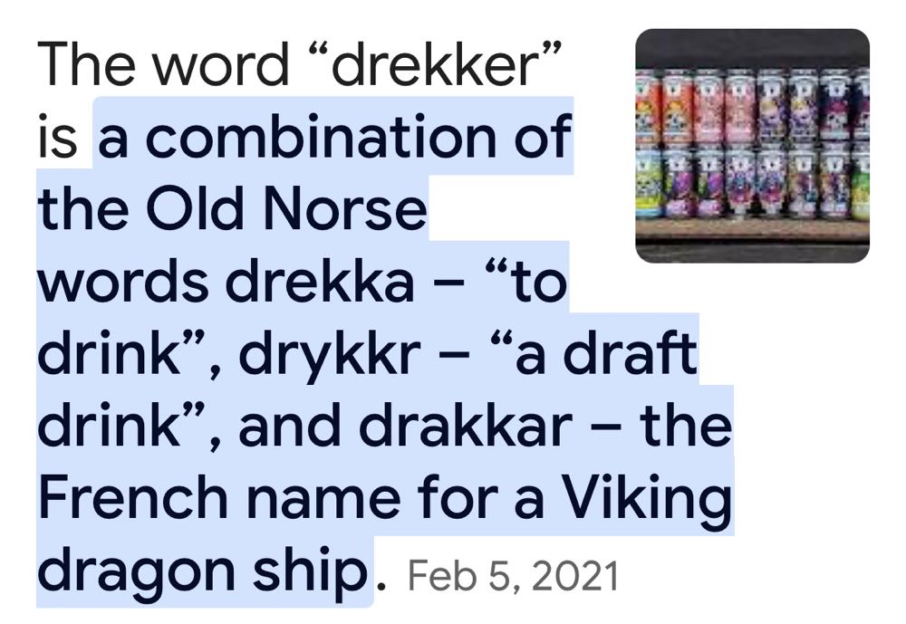 Drekker Slang Du Jour Raspberry Cinnamon Toast Crunch Sour - Drekker Brewing Company, Fargo alcohol collectible - Main Image 3