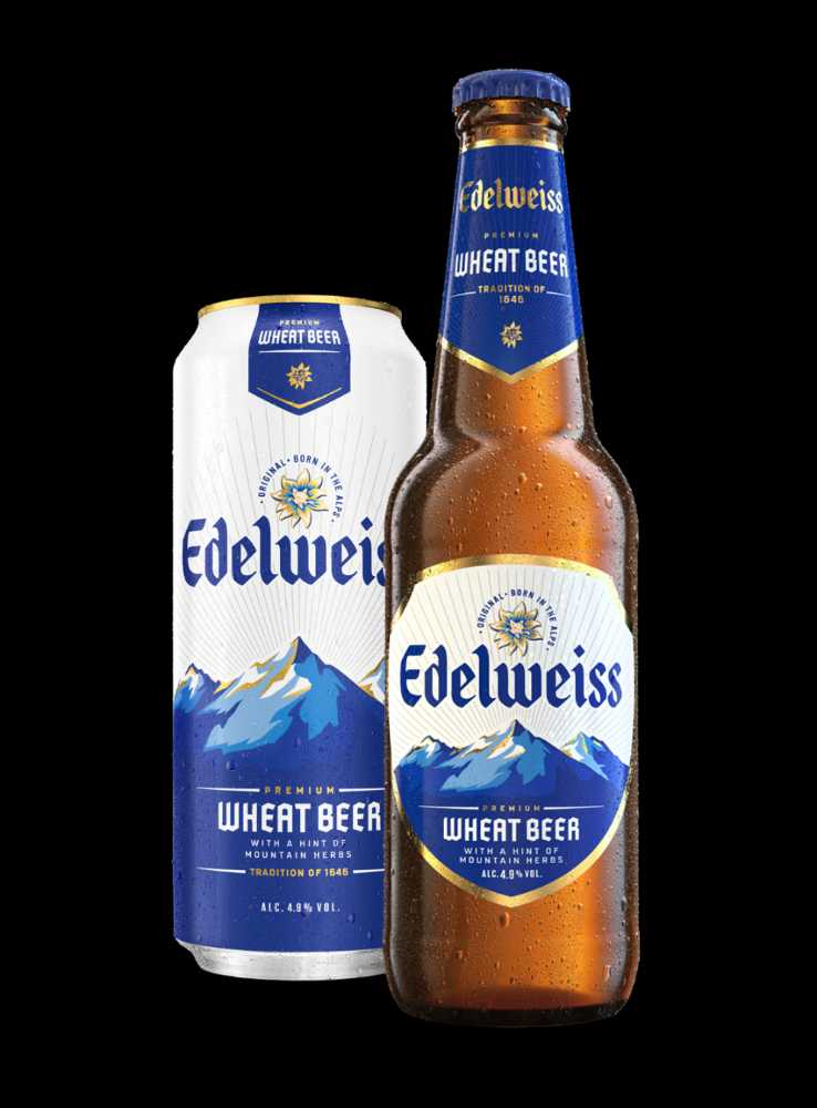 Edelweiss Wheat Beer - Schoenhoefen Edelweiss Brewing Co (330 mL) alcohol collectible [Barcode 90288654] - Main Image 2