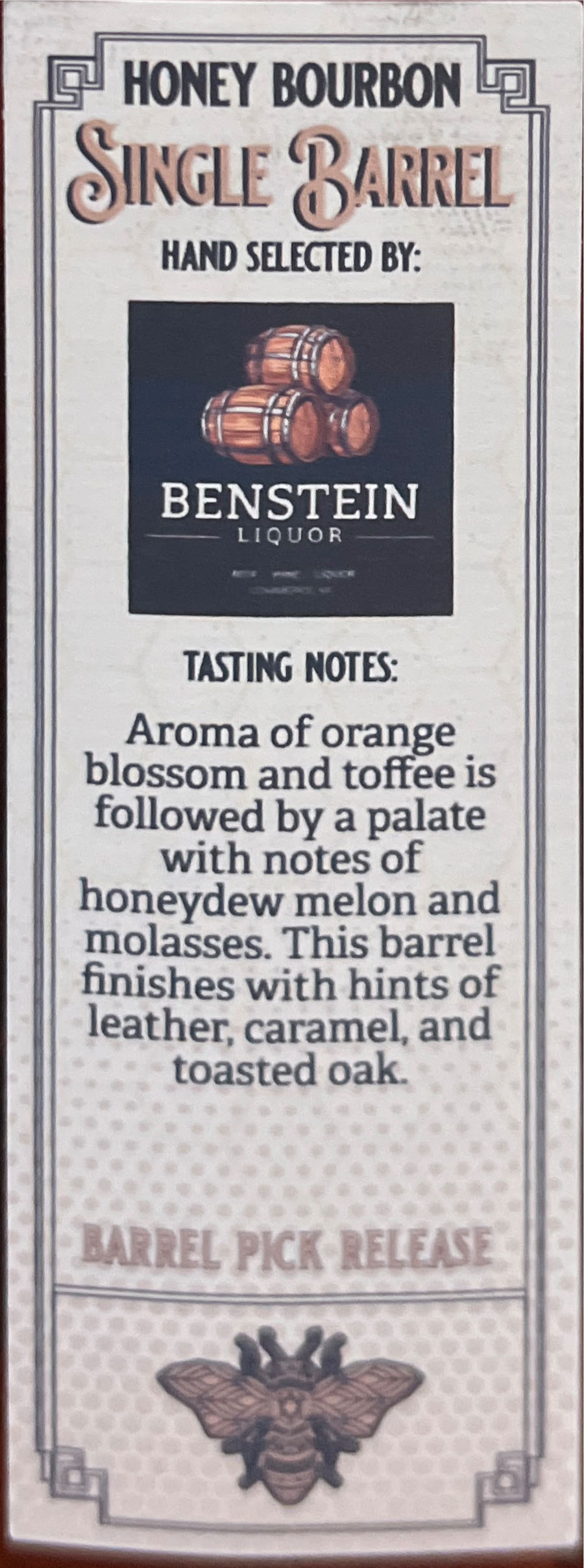 Detroit City Distillery Honey Barrel Bourbon Whiskey - Detroit City Distillery (750 mL) alcohol collectible [Barcode 851436006353] - Main Image 2