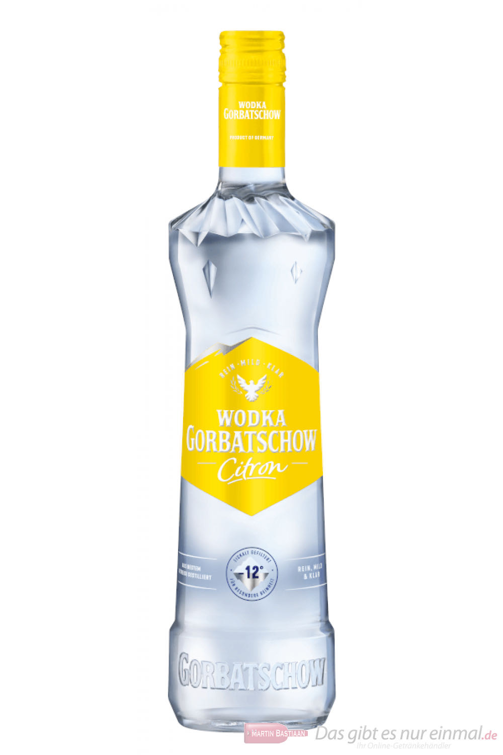 Gorbatschow Citron - Gorbatschow Wodka Kg (700 mL) alcohol collectible [Barcode 4003310013803] - Main Image 2