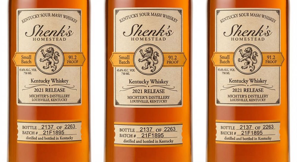 Shenk’s Homestead 2021 - Michter’s Distillery (750 mL) alcohol collectible [Barcode 039383011648] - Main Image 2