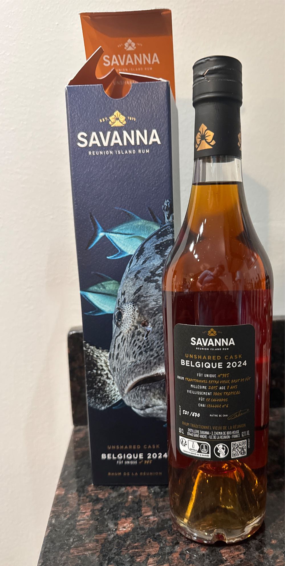 Unshared Cask Belgique 2024 - Savanna alcohol collectible - Main Image 2