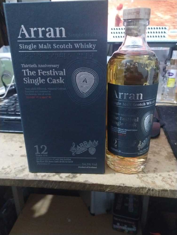Arran The Festival Single Cask - Isle of Arran (700 mL) alcohol collectible - Main Image 3