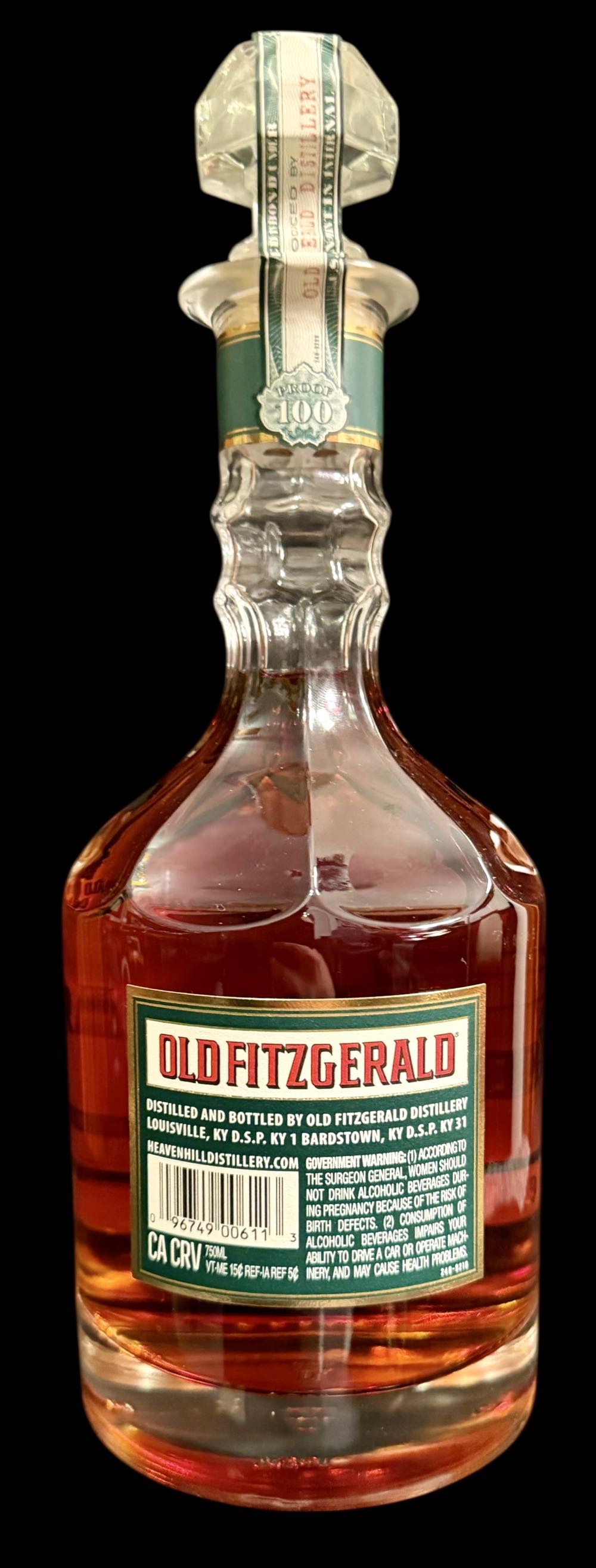 Old Fitzgerald BiB 9 Year - Spring 2025 - Old Fitzgerald Distillery (750 mL) alcohol collectible [Barcode 096749006113] - Main Image 2