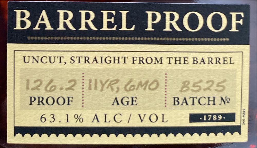King Of Kentucky Single Barrel Straight Bourbon Whiskey 16 Year 2023 Brown Old ’king Kentucky’ Release 750ml