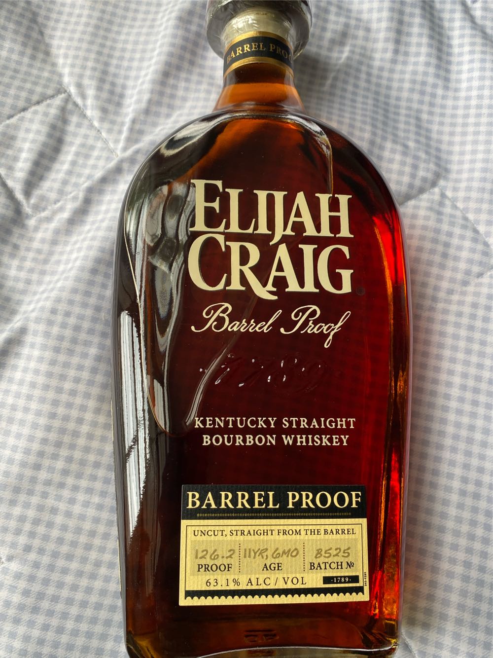 Elijah Craig B625 Barrel Proof - Heaven Hill Distilleries Ltd (750 mL) alcohol collectible [Barcode 096749472215] - Main Image 2