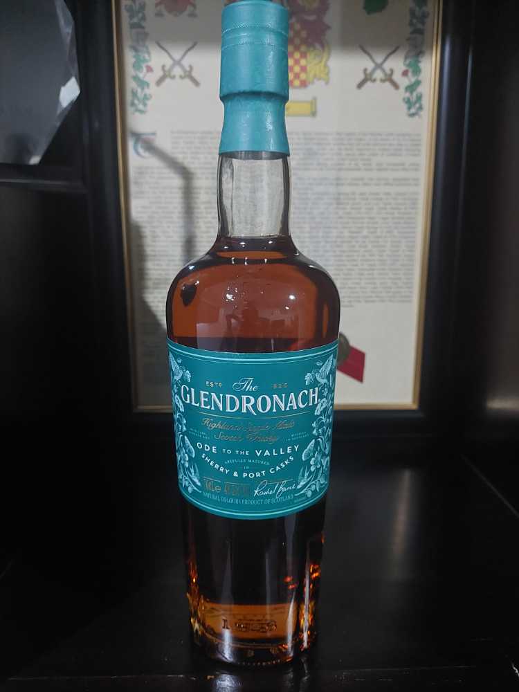 The Glendronach Ode To The Valley Gb 0.70 Liter 46.2% 70cl Sherry & Port - Glendronach (700 mL) alcohol collectible [Barcode 5060716145483] - Main Image 4