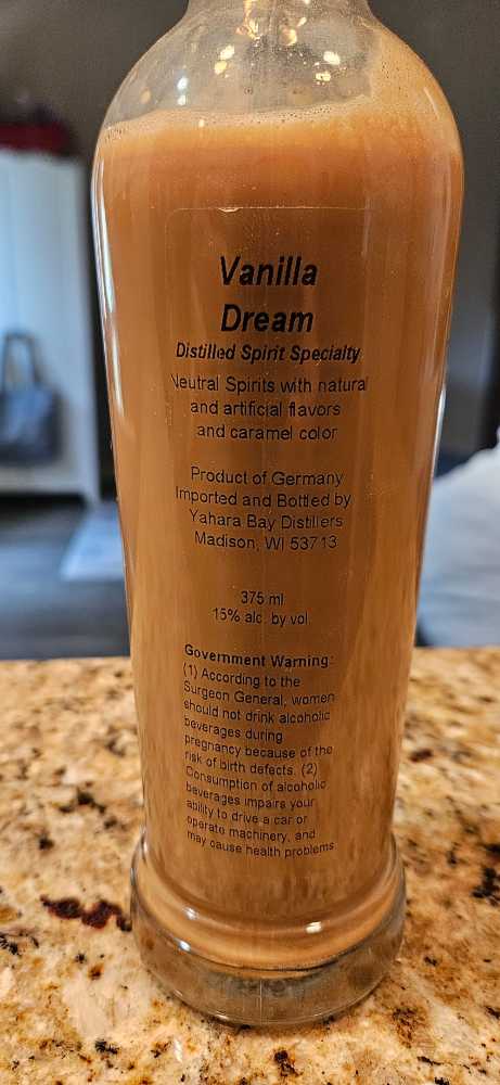Vanilla Dream - Yahara Bay Distillers (375 mL) alcohol collectible - Main Image 2