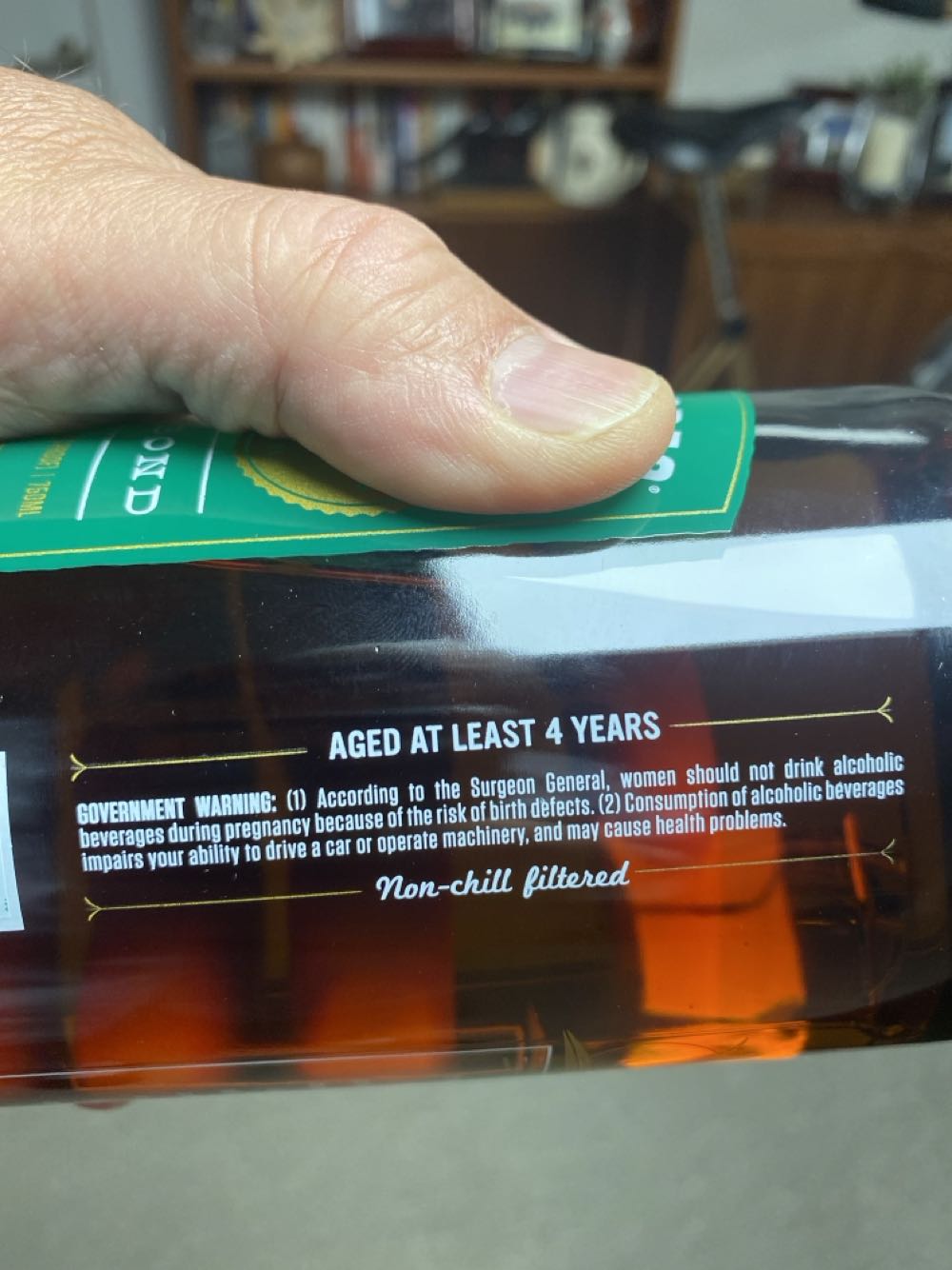 Straight Rye Whiskey Acres Straight Bottled In Bond - Whiskey Acres Distilling Co. alcohol collectible [Barcode 787790846161] - Main Image 3