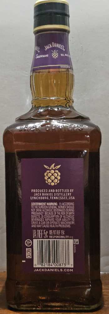 Jack Daniel’s Tennessee Blackberry - Jack Daniel‘s Distillery (750 mL) alcohol collectible [Barcode 082184008737] - Main Image 3