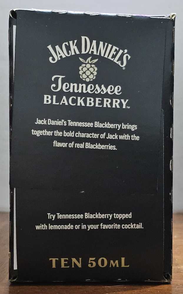 Blackberry - Jack Daniel Distillery (50 mL) alcohol collectible [Barcode 082184208762] - Main Image 2