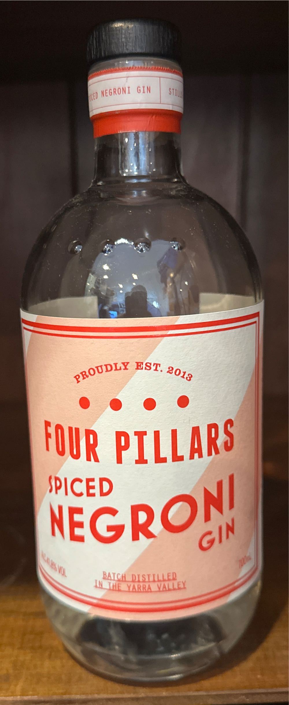 Four Pillars Spiced Negroni Gin 700ml Proposal  alcohol collectible [Barcode 9349749001666] - Main Image 2