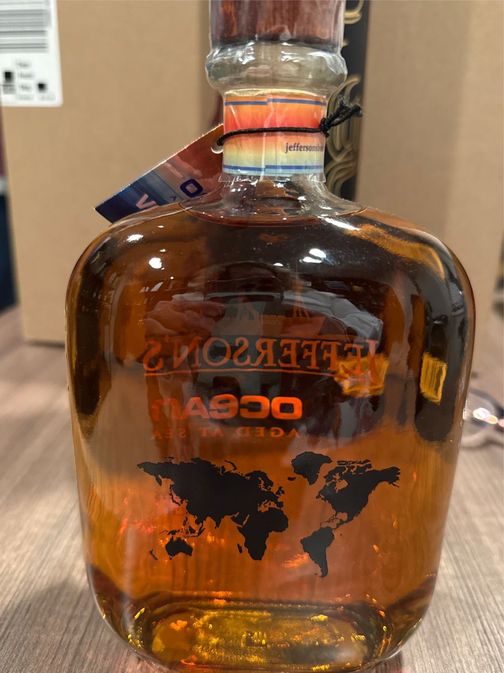 Jefferson’s Ocean Aged At Sea Voyage 24 - McLain and Kyne distillery (750 mL) alcohol collectible [Barcode 40300001753467] - Main Image 2