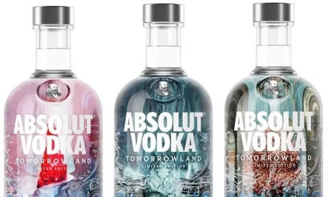 Absolut Vodka Tomorrowland 2025 - The Absolut Company AB (700 mL) alcohol collectible [Barcode 7312040552801] - Main Image 3