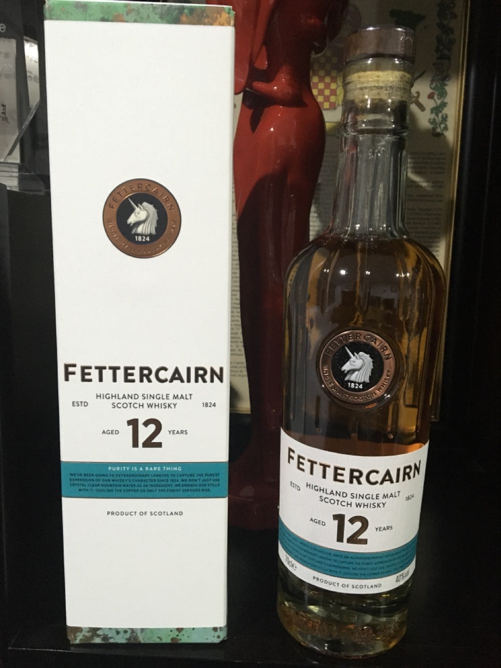 Fettercairn 12 Years Old Highland Single Malt Scotch Whisky 40% Year 12yo 700ml Jahre  (700 mL) alcohol collectible [Barcode 5013967013957] - Main Image 2