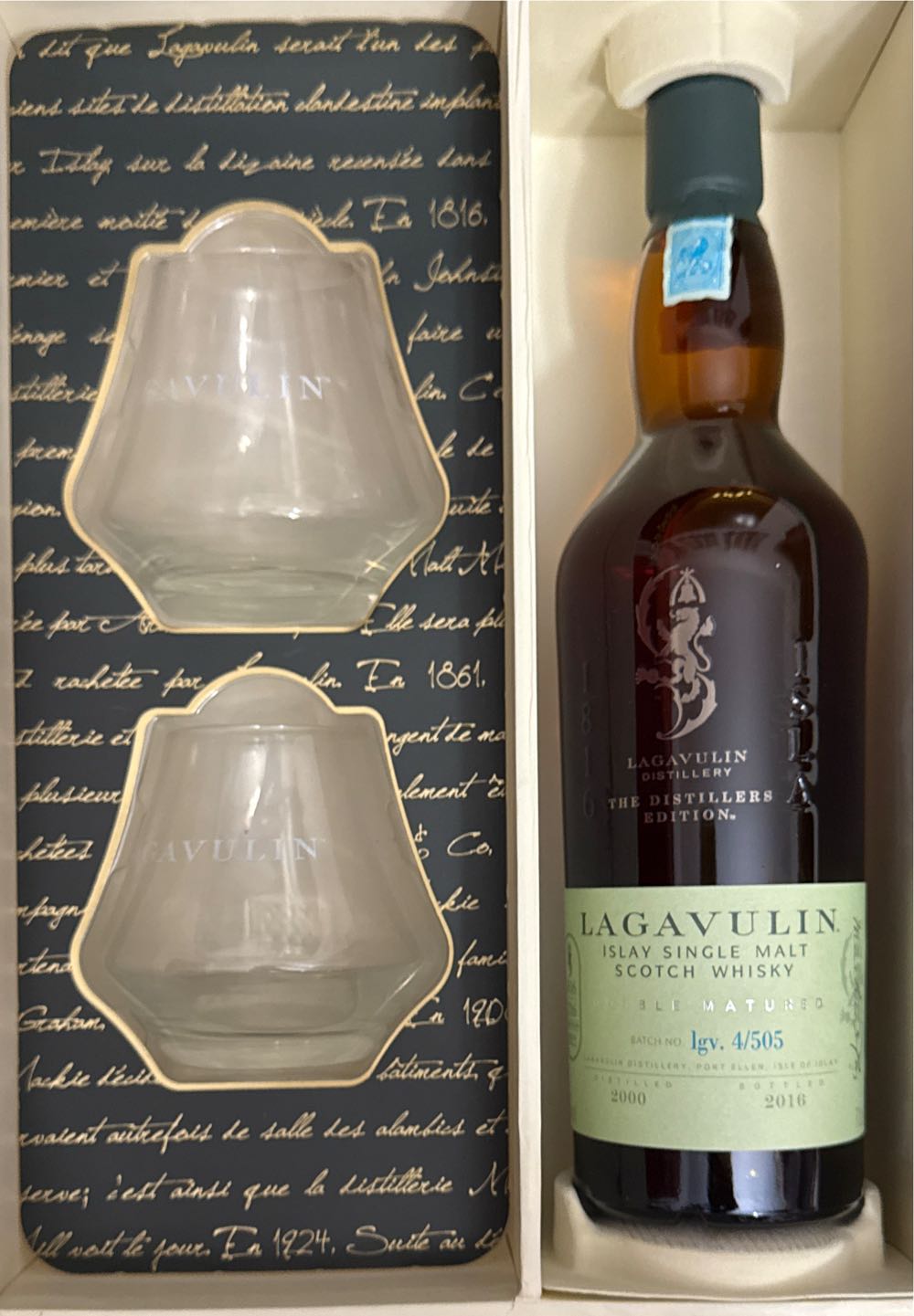 Lagavulin Value And Price Information Distillers Edition Affinity - Lagavulin Distillery alcohol collectible [Barcode 5000281049892] - Main Image 2