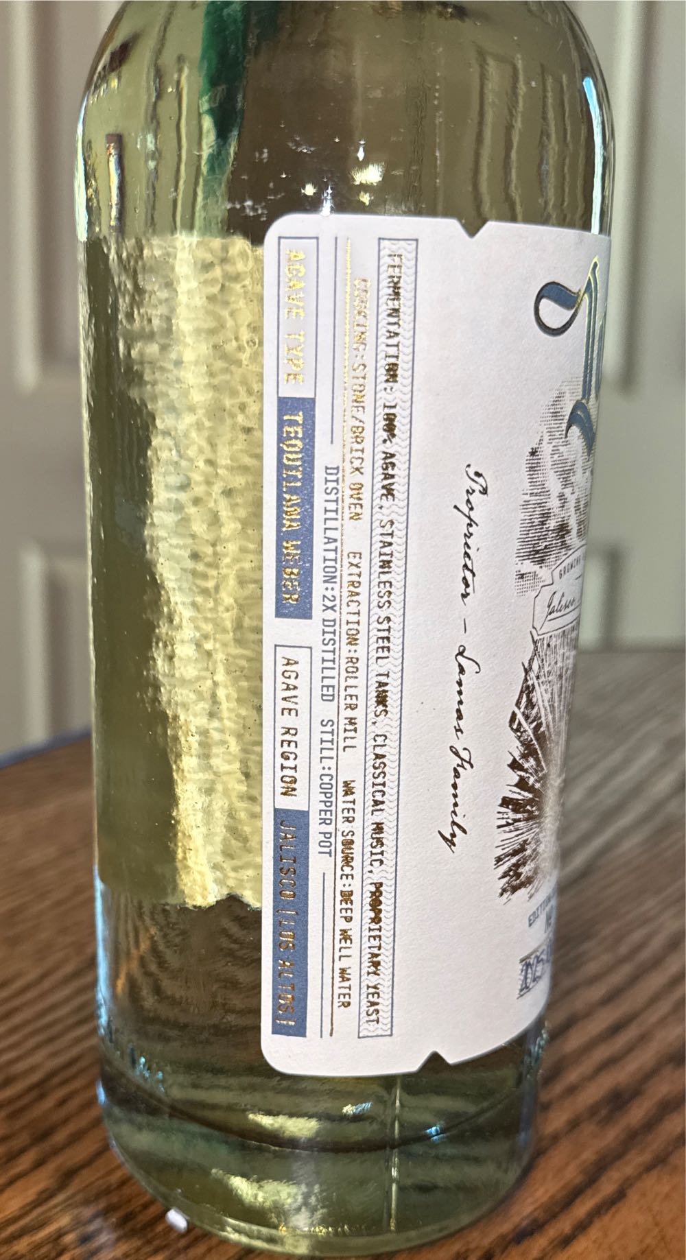 Lost Lore Tequila Joven - Nom1414 (750 mL) alcohol collectible [Barcode 199284468399] - Main Image 2