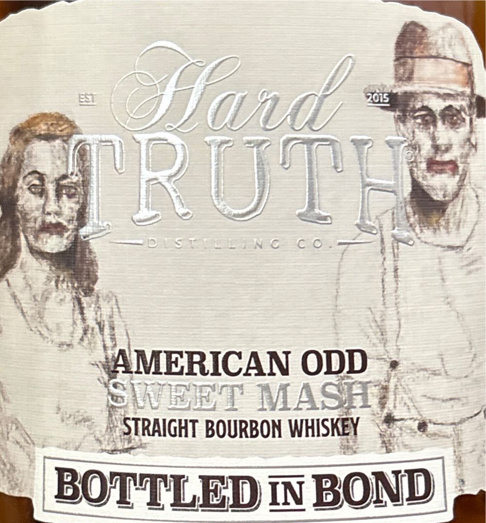Hard Truth American Odd Sweet Mash Bourbon  alcohol collectible [Barcode 850067163138] - Main Image 2