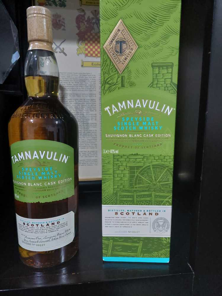 Tamnavulin Sauvignon Blanc Cask Edition Speyside 40%  (1 L) alcohol collectible [Barcode 5013967020863] - Main Image 2