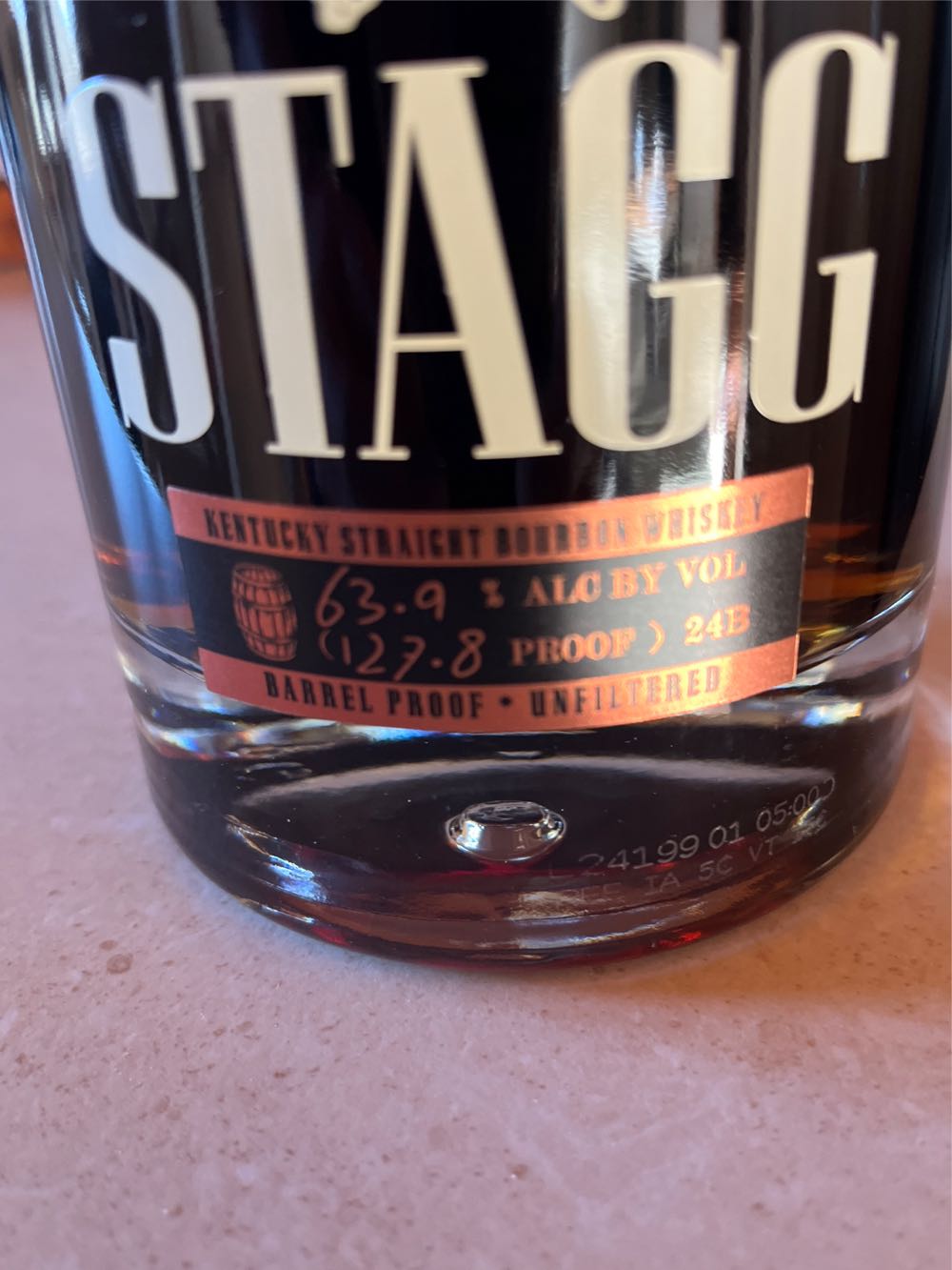 Stagg 24B - Buffalo Trace Distillery (750 mL) alcohol collectible - Main Image 2