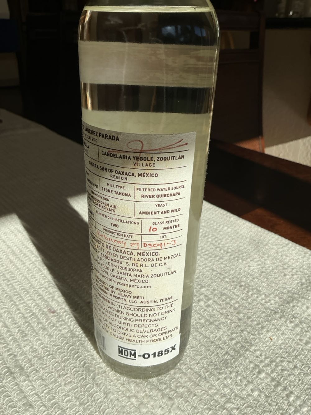 Rey Campero Jabali Mezcal - Rey Campero (750 mL) alcohol collectible [Barcode 7503018107172] - Main Image 4