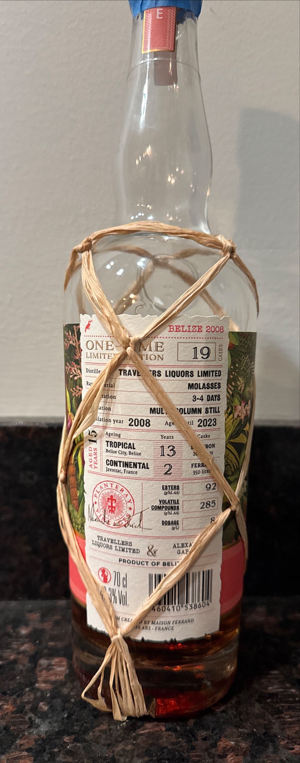 Planteray Belize 2008 - Planteray alcohol collectible [Barcode 3460410538604] - Main Image 2