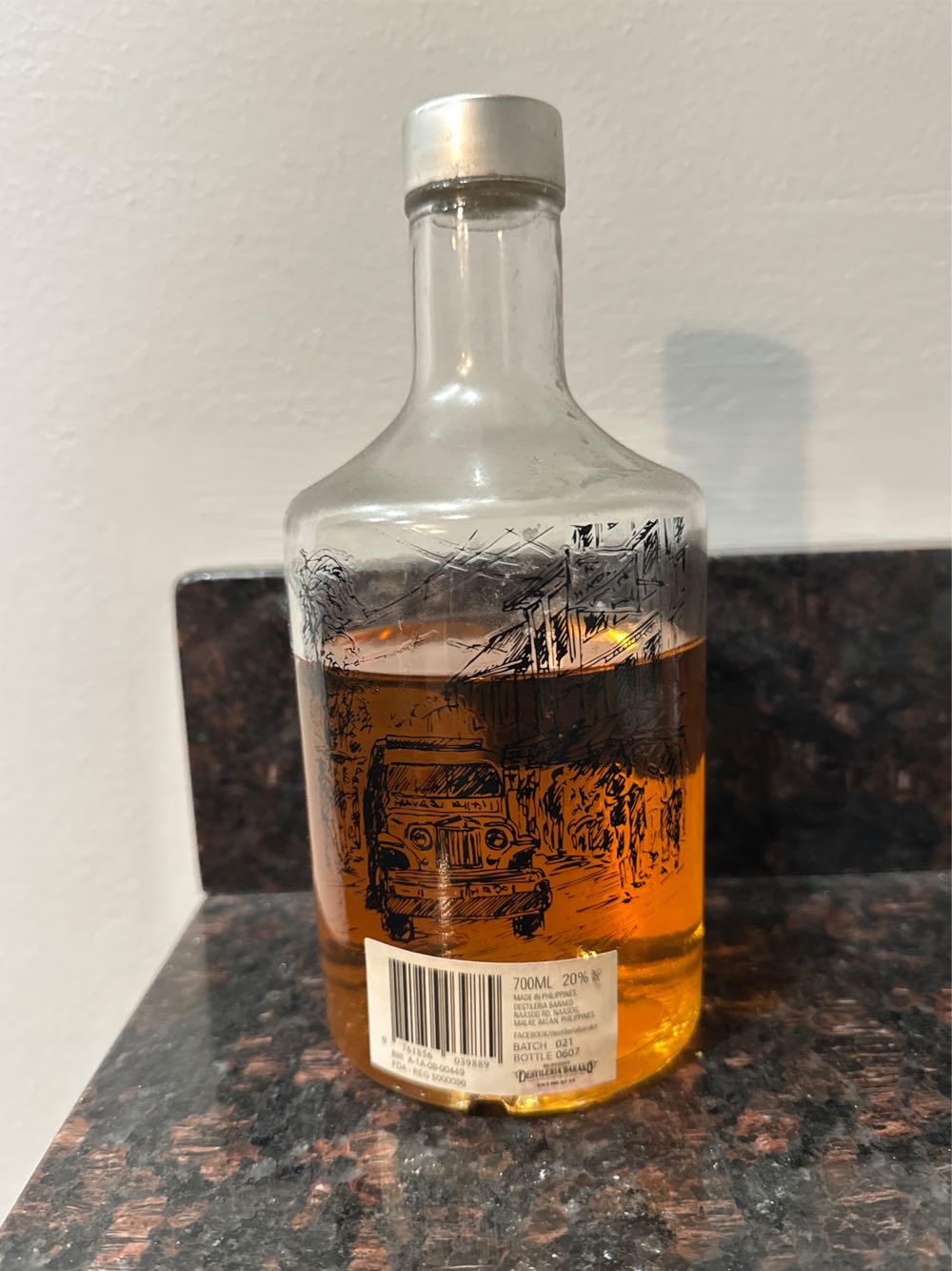 Kanto Salted Caramel Vodka - Destileria Barako alcohol collectible [Barcode 761856039889] - Main Image 2